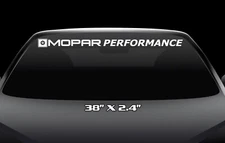 MOPAR Performance Windshield Banner  (many colors to choose from)