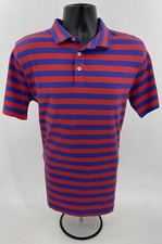 Simply Southern Polo Shirt Red  Blue Horizontal Striped Men  s Size Large L NWT