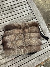 Vintage 1940 s Fur Muff Zipper Pocket Change Purse Steampunk Edwardian