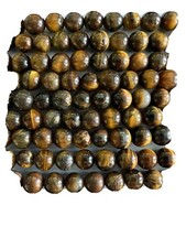 Genuine Natural Gemstone Tiger Eye Round Beads 5-6mm