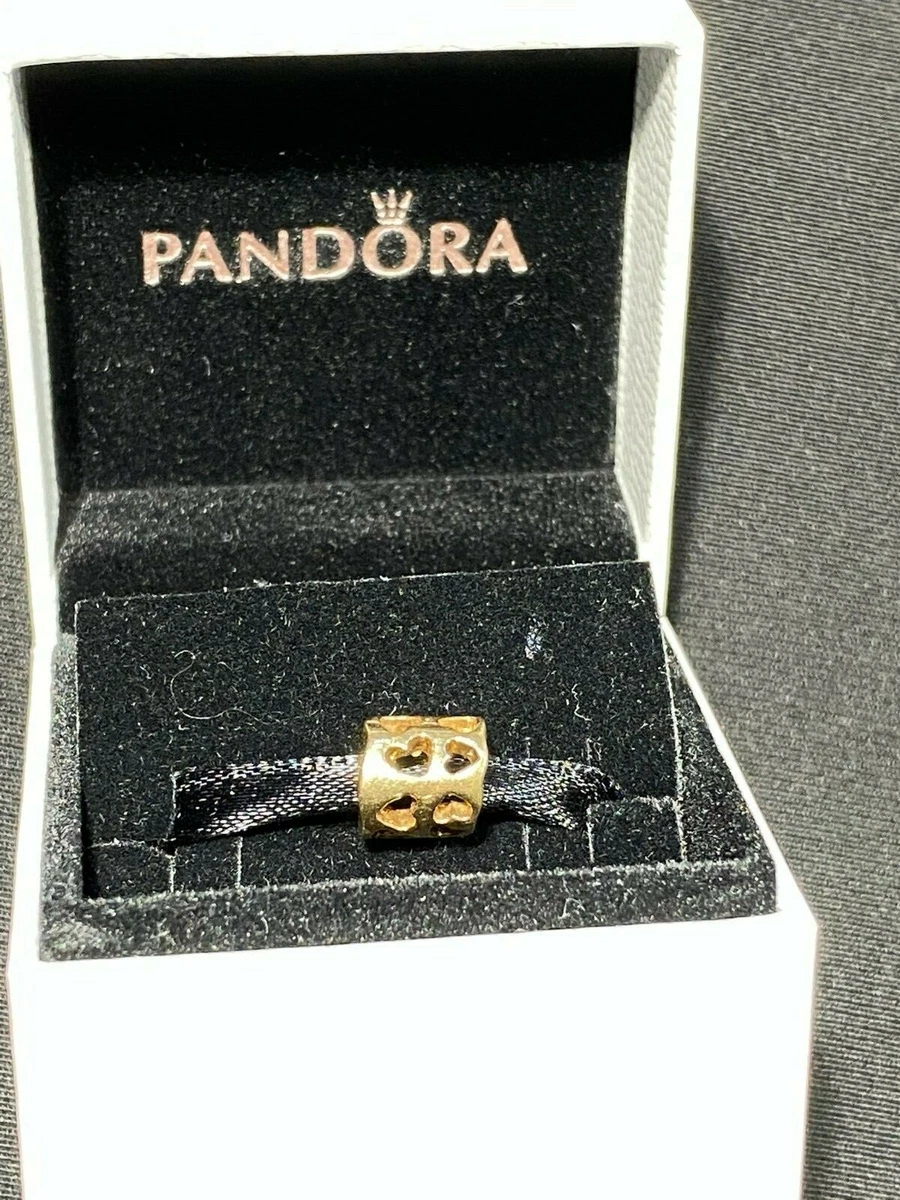 RARE Pandora 14ct gold SOULMATE heart charm 750299