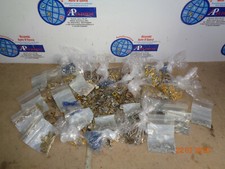 STOCK BLOCCO RICAMBI MATERIALE ELETTRICO VARIO AUTO EPOCA MORSETTI CAPICORDA