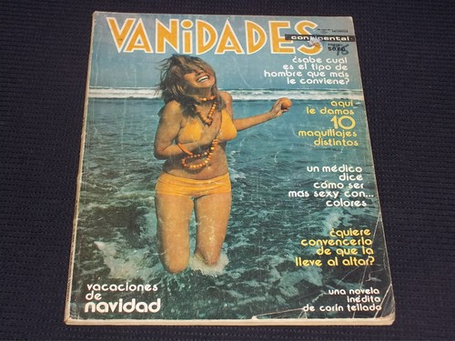 1972 NOVEMBER 27 VANIDADES CONTINENTAL MAGAZINE FASHION - SPANISH - L 12319