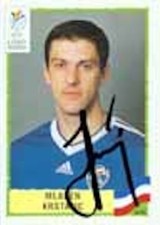 Mladen Krstajic - Yugoslavia - Signed Sticker - COA - (14041)