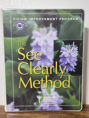 The See Clearly Method  Vision Improvement Program Set Complete VHS & CASSETTE 