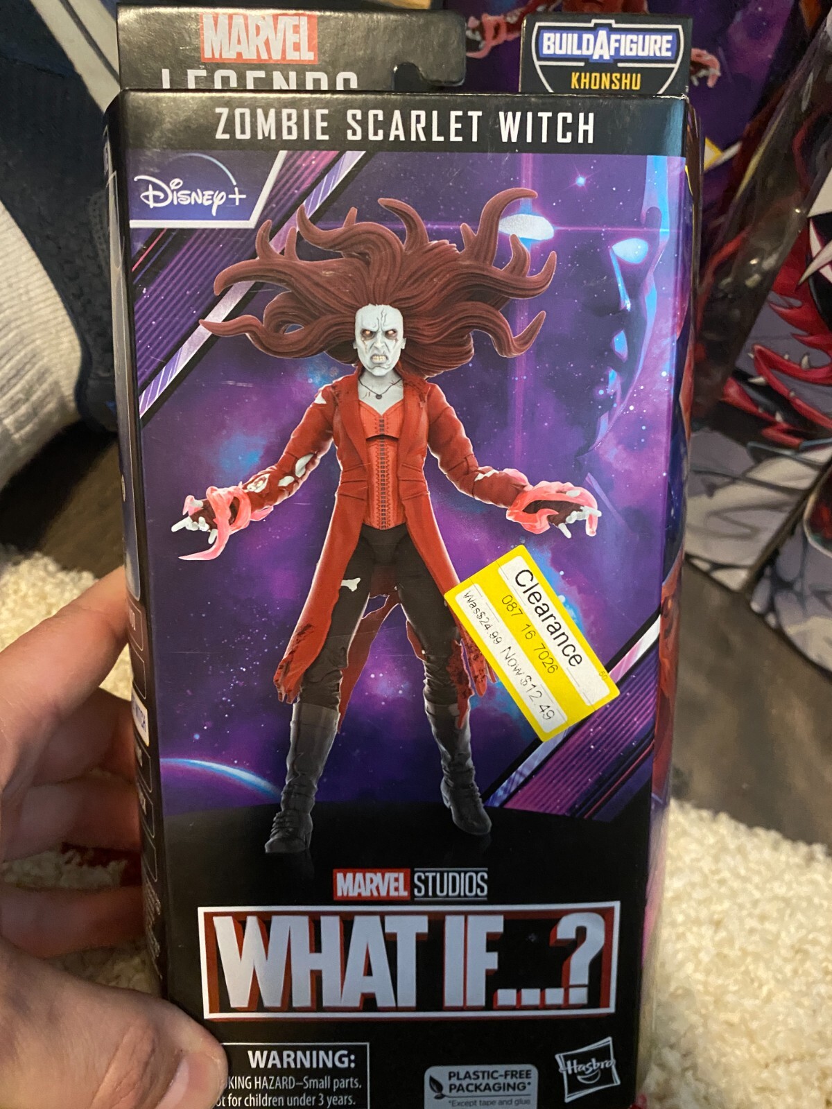 MARVEL LEGENDS What If Zombie Scarlet WITCH Action Figure New Unopened