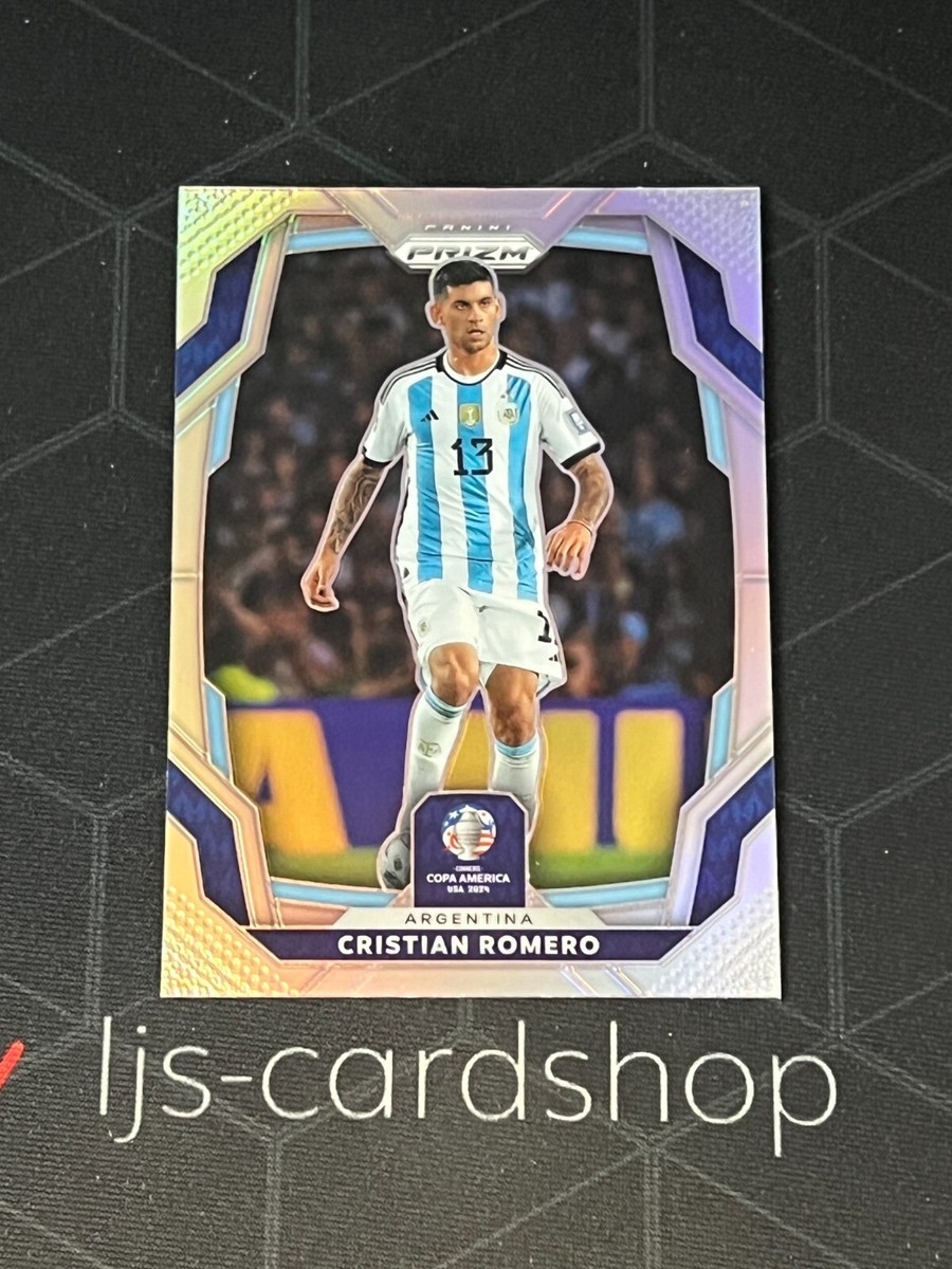 2024 Panini Prizm Copa America Soccer Cristian Romero #6 Silver 