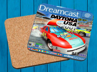 DAYTONA USA 2001 SEGA Dreamcast Holzuntersetzer