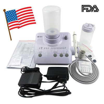 USA Dental Ultrasonic Piezo Scaler w/ Handpiece Tips Bottles for EMS cavitron OR
