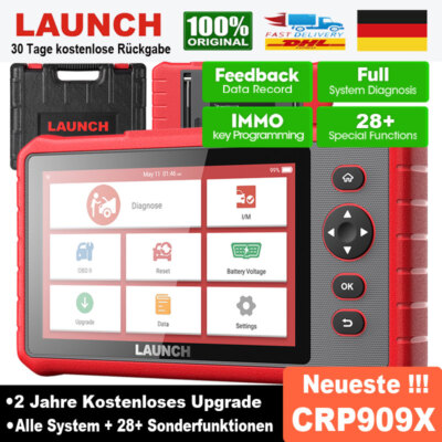 Launch CRP909X PRO Diagnosegerät OBD2 Scanner TPMS EPB SAS für VW BMW BENZ Audi