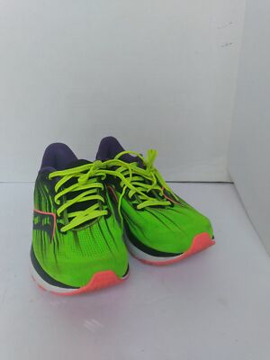 Saucony Running Shoes Neon Green Purple Athletic Sneakers Performance Training‎ Saucony Running Shoe Endorphin Azura - Purple/Multicolor/Volt main image 4