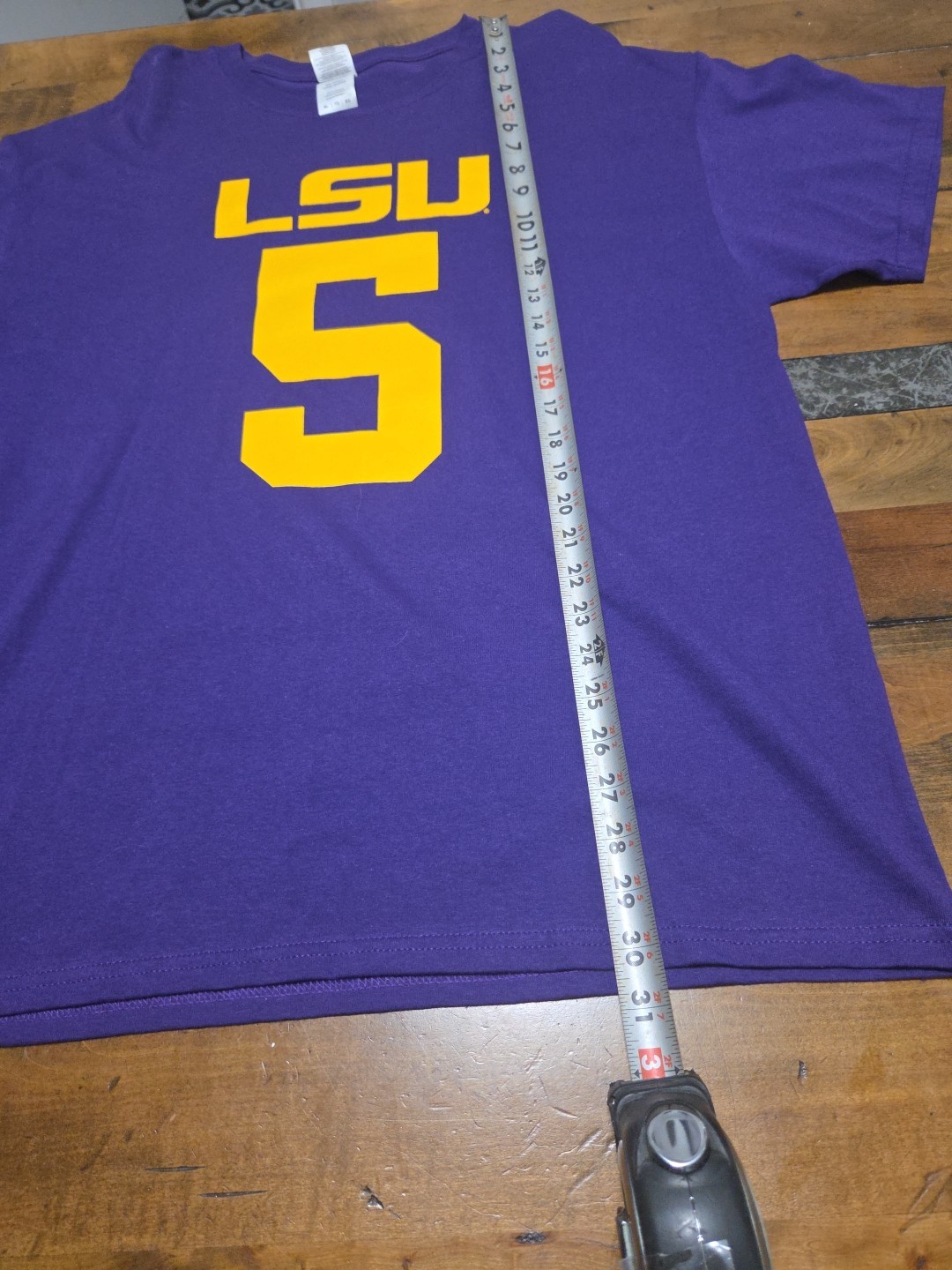 LSU Tigers Shirt Mens Size XL Purple Gold Louisiana State University Football 5 image 9