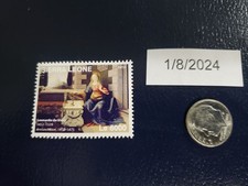 Leonardo da Vinci Inventor Painter Annunciation 2016 Sierra Leone Stamp