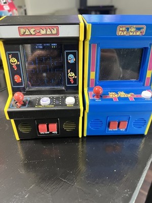 Ms. Pac-Man & Pac-Man Mini Hand-Held Arcade Machines lot