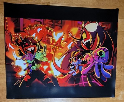 Helluva Boss Hell's Belles Sallie May Millie Poster Print Vivziepop Sharkrobot
