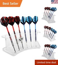 Compact ABS Wave Dart Display Stand - Showcase 2 Sets of Darts Stylishly