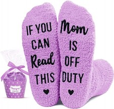 HAPPYPOP Gifts For Her Women - Sisters If You Can Read This Mom is Off Duty 