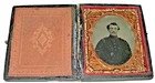 Civil War 9th Plate Ambrotype Cpl. GEO. KIEL MARYLAND PURNELL CAV. & 8th MD INF.