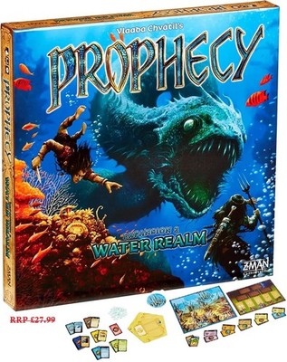 Prophecy Expansion 2 Water Realm Familienbrettspiel von Z-Man Games - Neu/Versiegelt