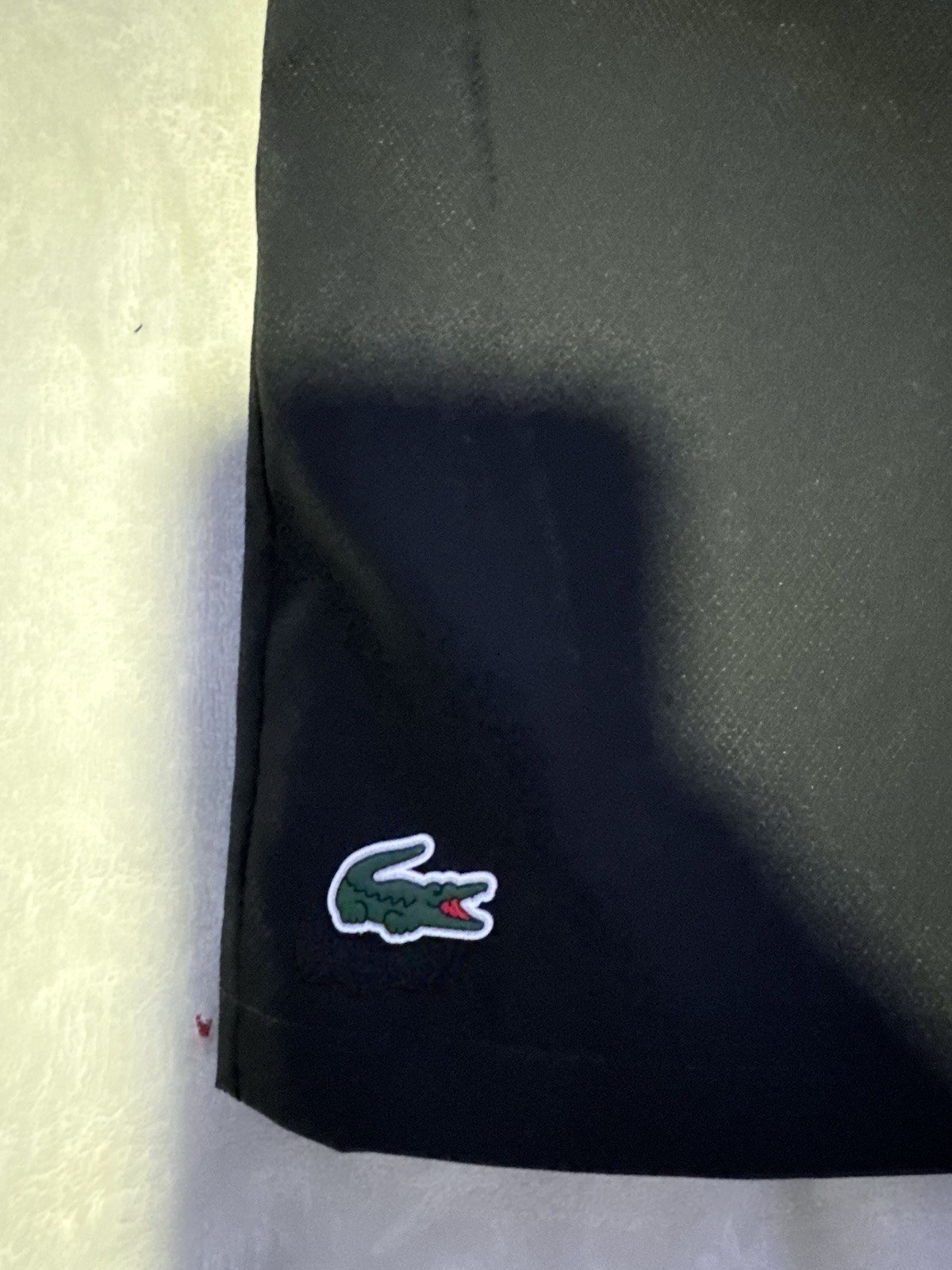 NWT Boys Lacoste Sport Black Size Large  14 Athletic Solid Print Shorts $55 thumbnail 2