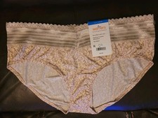 WARNERS No Pinching No Problems Mid Waist Lace Hipster 12.00 nwt