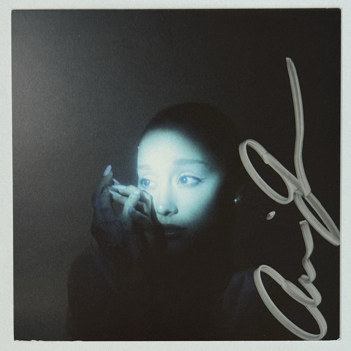 Ariana Grande SIGNED Eternal Sunshine Deluxe CD & SILVER AUTOGRAPH