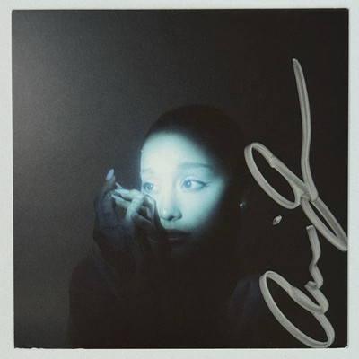 Ariana Grande SIGNED Eternal Sunshine Deluxe CD & SILVER AUTOGRAPH