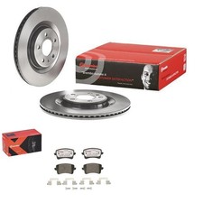 brembo BREMSSCHEIBEN + XTRA BELÄGE HINTEN passend für AUDI A4 8K B8 + A5 8T 8F