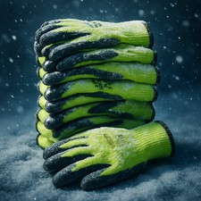 Thermal Insulated Winter Work Gloves Latex Coated Cold Safety Freezer Gardening