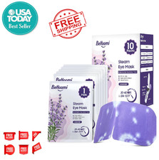 Steam Eye Mask, 10 Packs Heated Eye Mask, Self Heating Disposable SPA Warm Compr