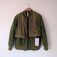 NWT Lululemon 3-in-1 Insulated Bomber Jacket In Green Women's 6