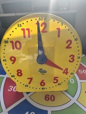 ETA Hand 2 Mind Analog Clock Moveable  Kids Educational Toys Learning