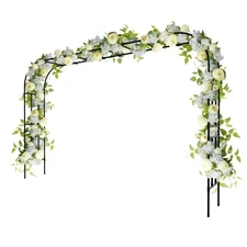 Garden Arch Trellis - Garden Arch Ultrathick Wall Pipe (25MM) - 126(L) *105(H...