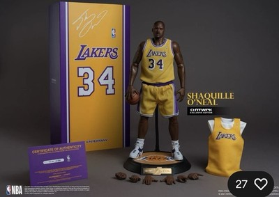 1/6 Enterbay Shaq Shaquille O'Neal w/ Practice Jersey Almost Brand New C.D