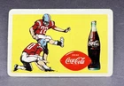 Vintage Coca-Cola Football Schedule Unprinted Blank HS College? 2.25" x 3.5"