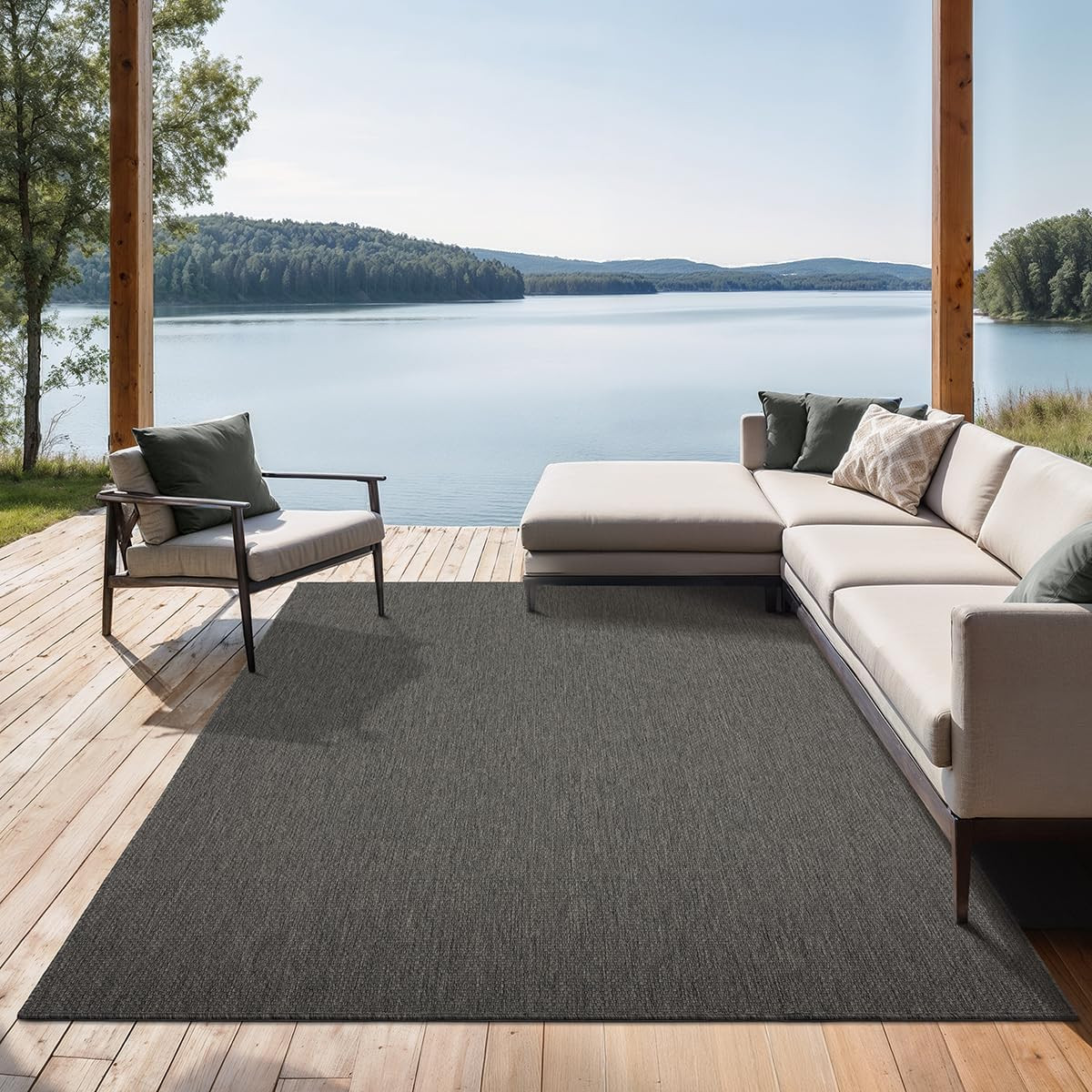 Tapis plat moderne intérieur extérieur 120x170 tapis de cuisine étanche