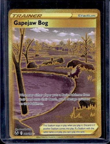 2022 Pokemon SWSH Silver Tempest Gapejaw Bog #213/195