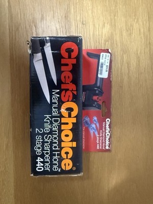 Chef s Choice Diamond Hone Knife Sharpener 440 Straight & Serrated Made in USA