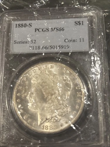 1880-S Morgan Silver Dollar MS66 PCGS Awesome Condition!