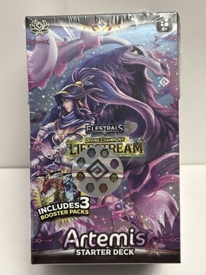 Elestrals Lifestream Artemis Starter Deck - Factory Sealed - TCG Deck - New