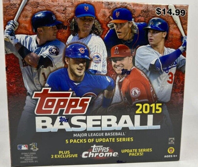 2015 Topps Update Series Factory Sealed Mega Box 2 Chrome Update 5 Topps Update
