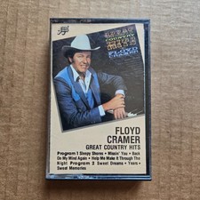 FLOYD CRAMER Great Country Hits CASSETTE TAPE