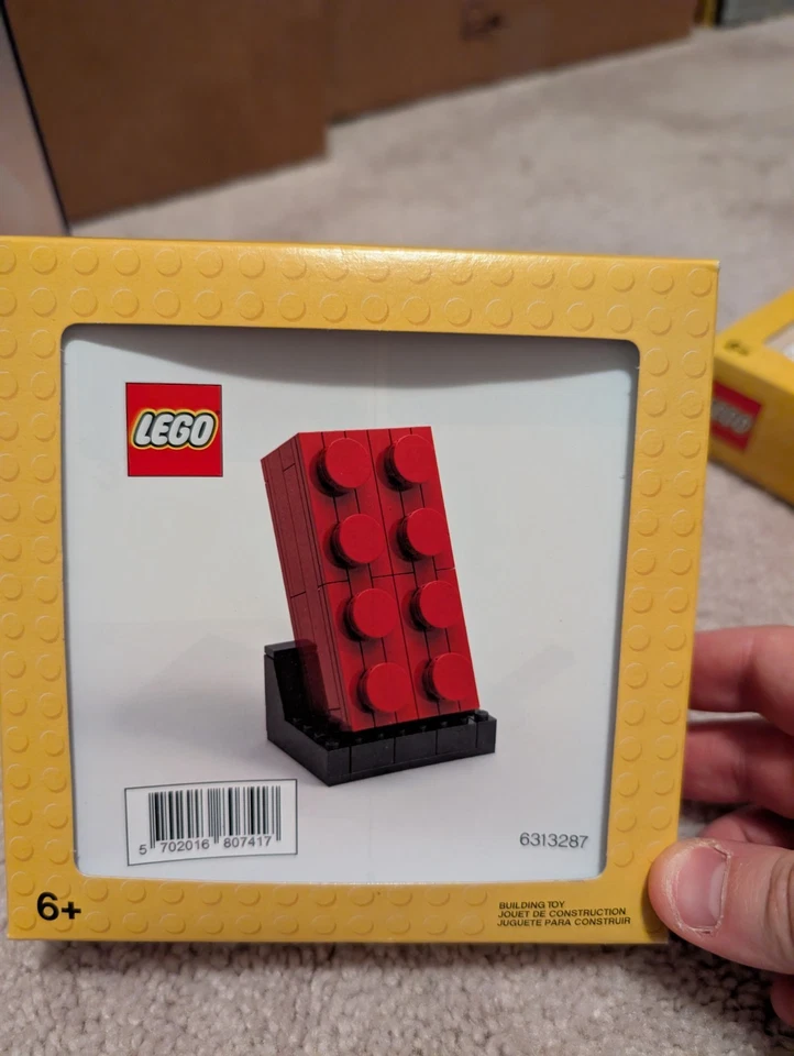 Lego VIP Buildable 2x4 Red Brick Set 6313287 Complete Set - Image 2 of 3
