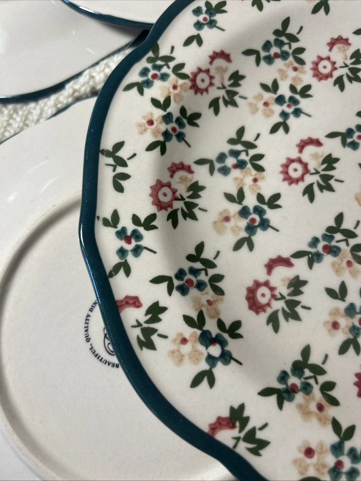 Juego de seis (6) platos de ensalada flores de otoño The Pioneer Woman Foto 4 de 4