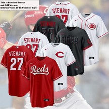 🔥Embroidered Sal #27 Stewart Cincinnati Baseball Team 2026 Number & Name Gift