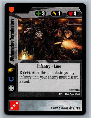 Warhammer 40,000 CCG Ultramarine Terminators TCG Battle for Pandora Prime 40k