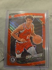 2024-25 Panini Prizm Black  Cam Christie, Cam Christie #235 Ruby Wave Prizm (RC)