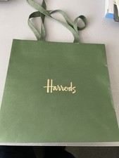 Harrods Borsa Porta Regalo Carta Vuota 25 x 25 x 19 c/ms