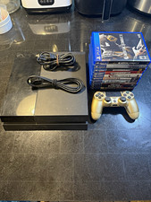 Sony PlayStation 4 500GB PS4 Console Bundle w/ Controller, Cables & 10 Games Lot