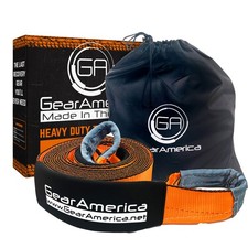 Heavy Duty 4"x30' Tow Winch Extension - 46,076-lb Recovery Rope Strap